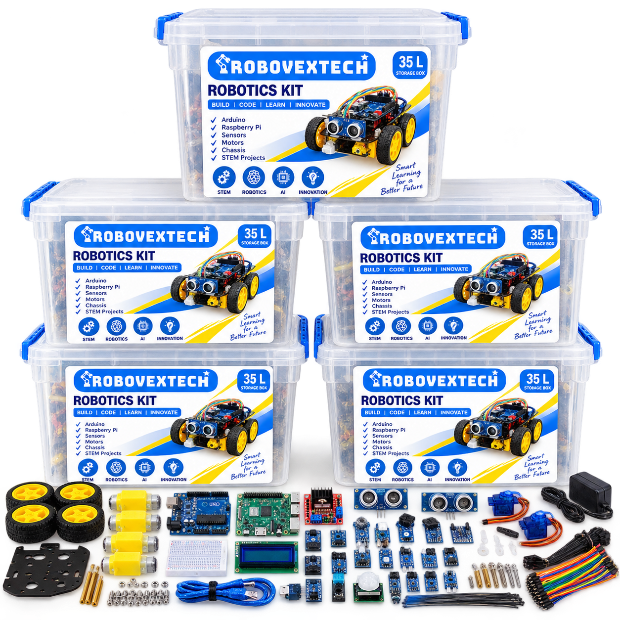 Robotics, AI, IoT & STEM Mega Learning Kit - Image 2